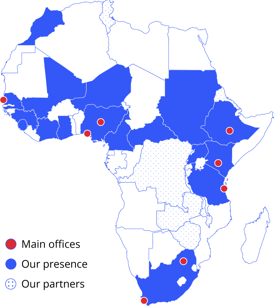 offices across africa